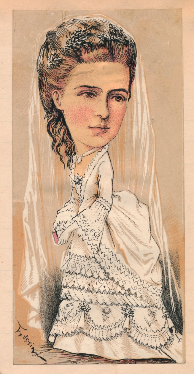 H.R.H. Edinburgh Düşesi, 1874 by Faustin