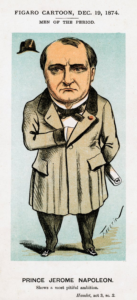Jerome Bonaparte, 1874. by Faustin
