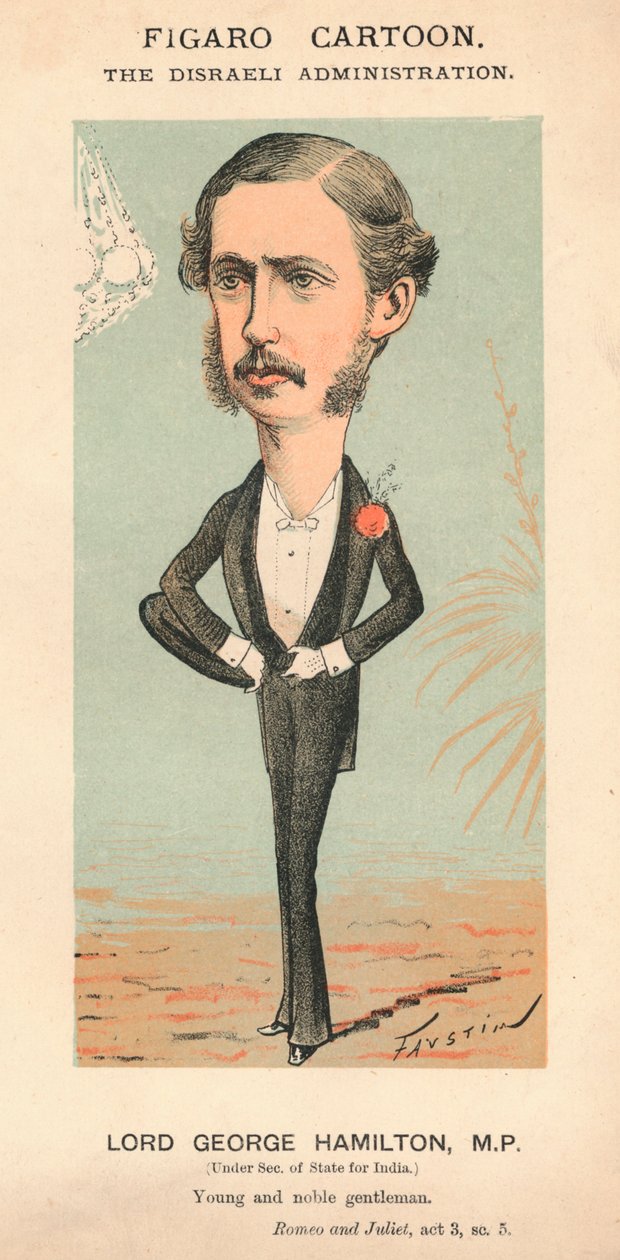 Lord George Hamilton, MP, c1870 by Faustin