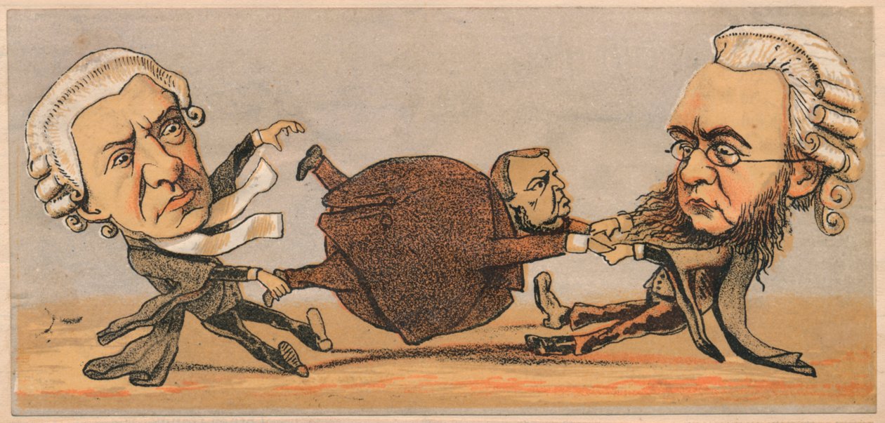 Bay Hawkins, Q.C. & Dr. Kenealy Q.C., 1874 by Faustin