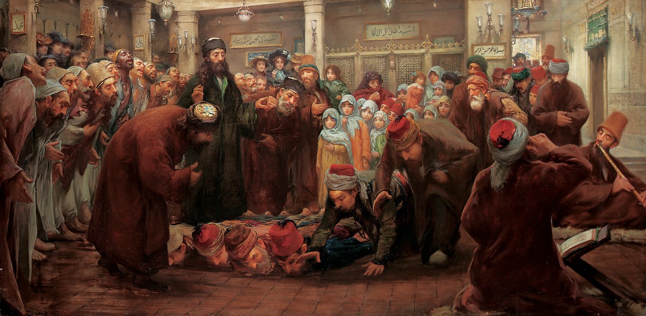 Derviş Töreni by Fausto Zonaro