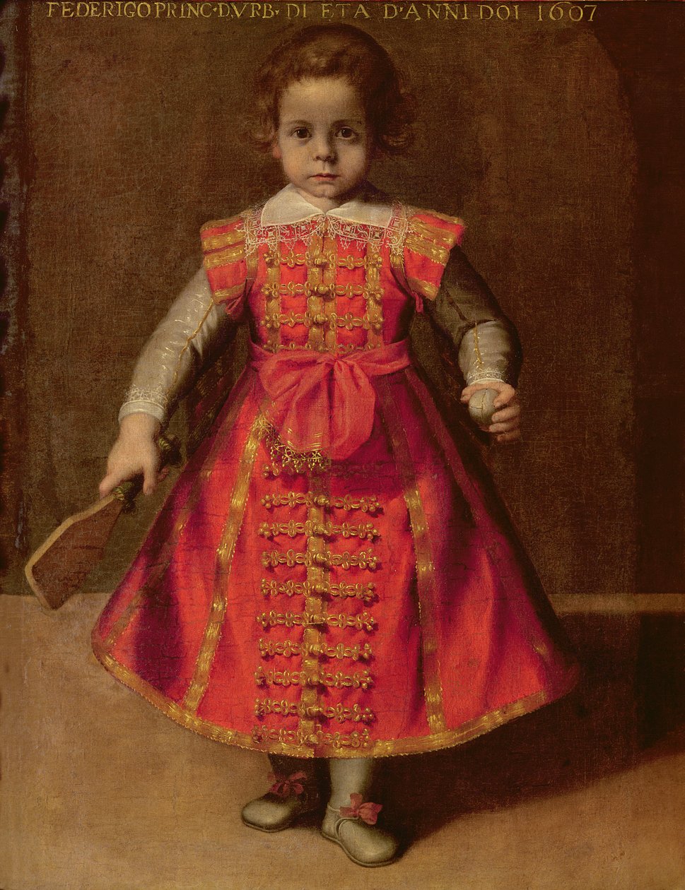 Federico Ubaldo della Rovere 2 yaşında, 1607 by Federico Barocci