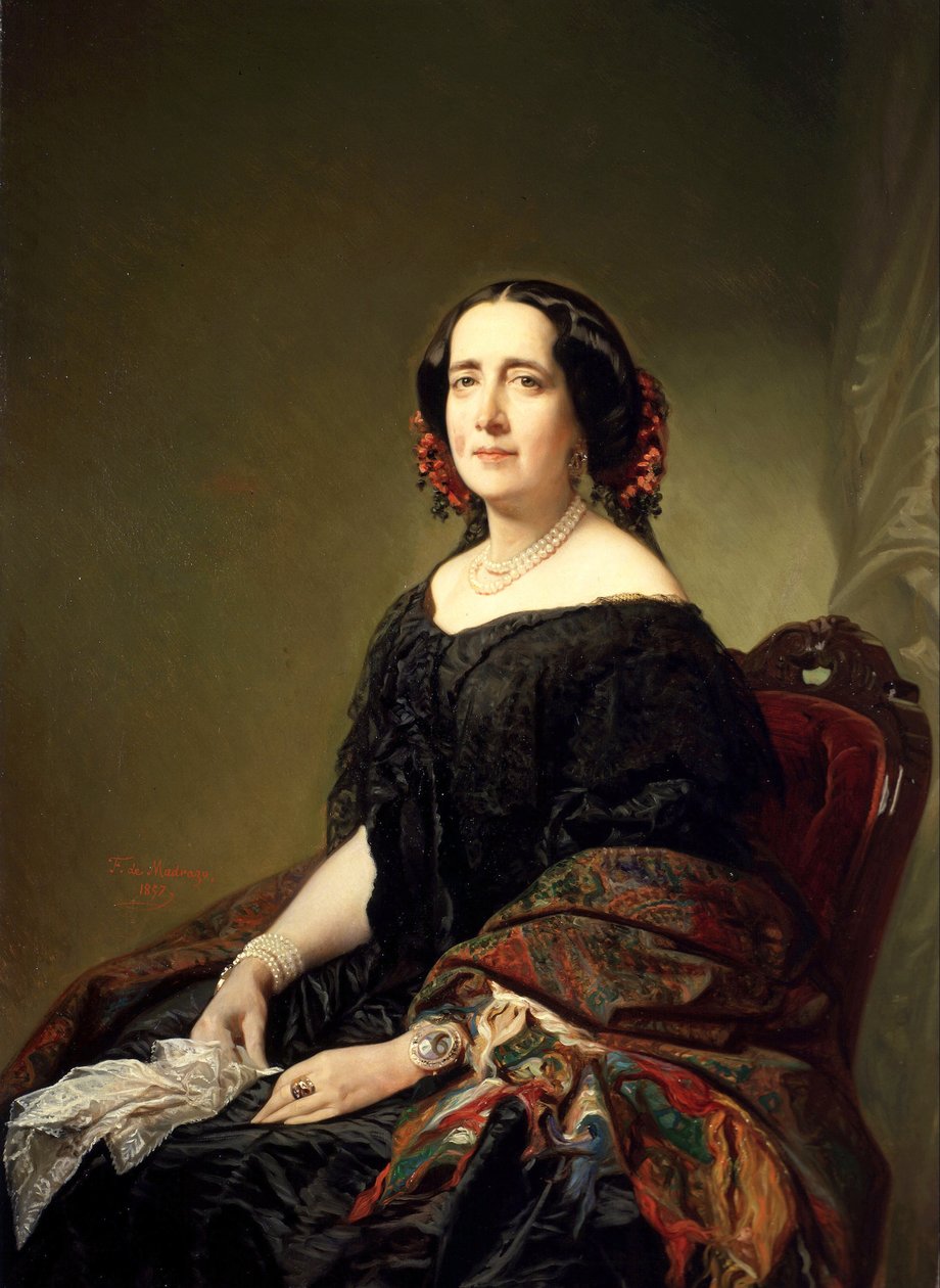 Gertrudis Gomez de Avellaneda by Federico de Madrazo y Kuntz