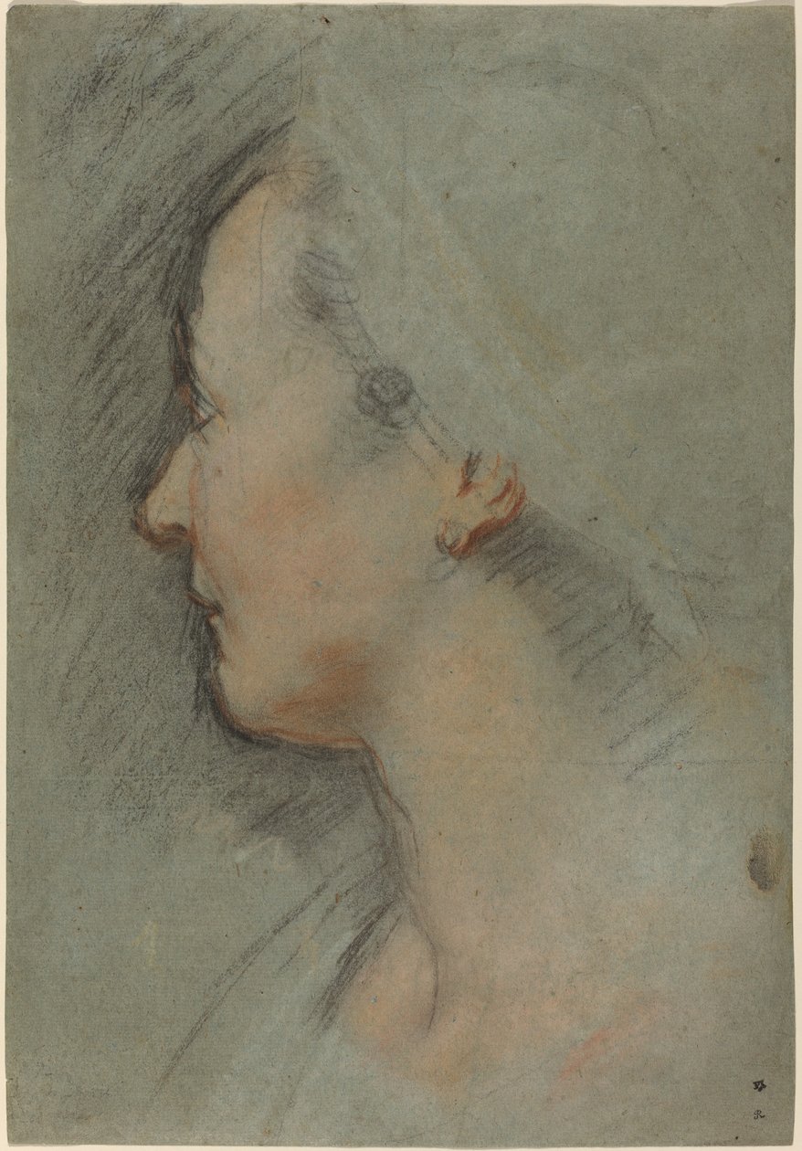 Bir Kadının Başı by Federico Barocci