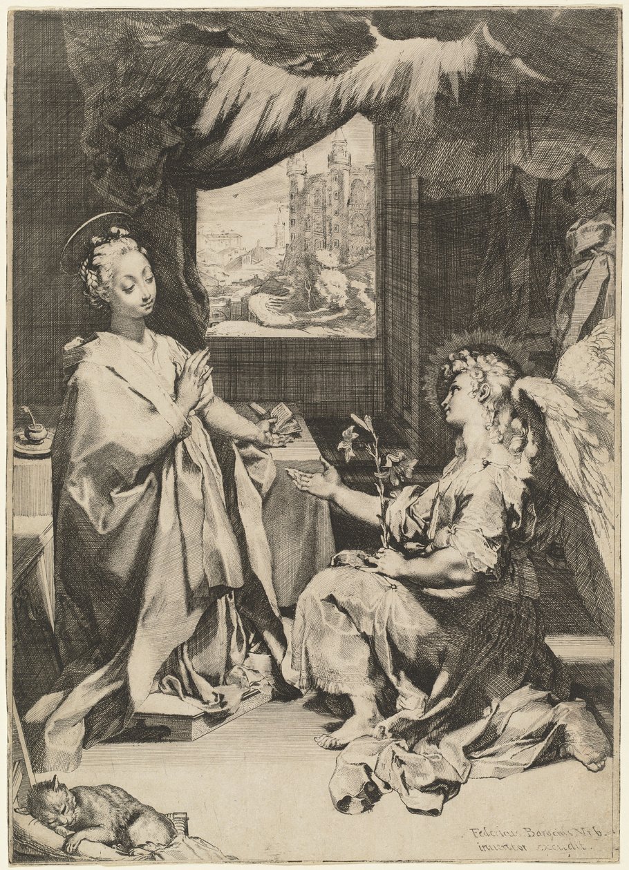 Duyuru. by Federico Barocci