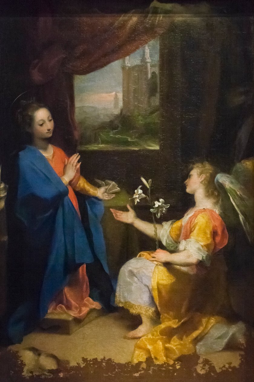 Müjde, sunak by Federico Fiori Barocci or Baroccio