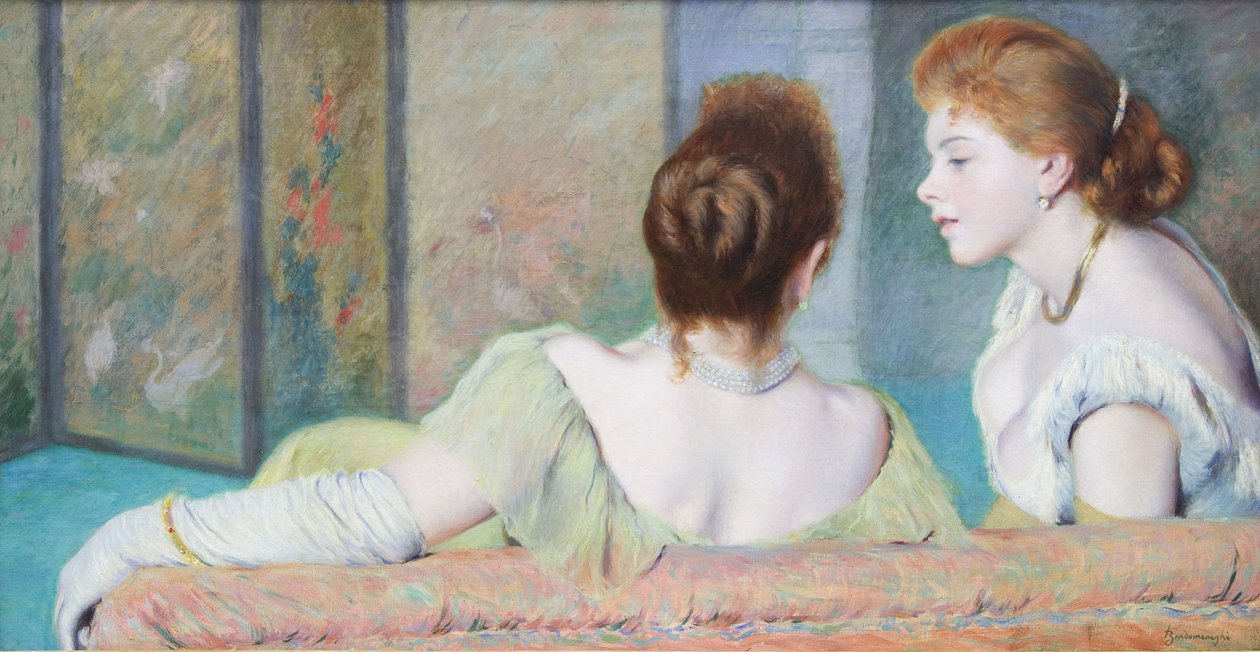Kanepede, ca. 1886-1890. by Federigo Zandomeneghi