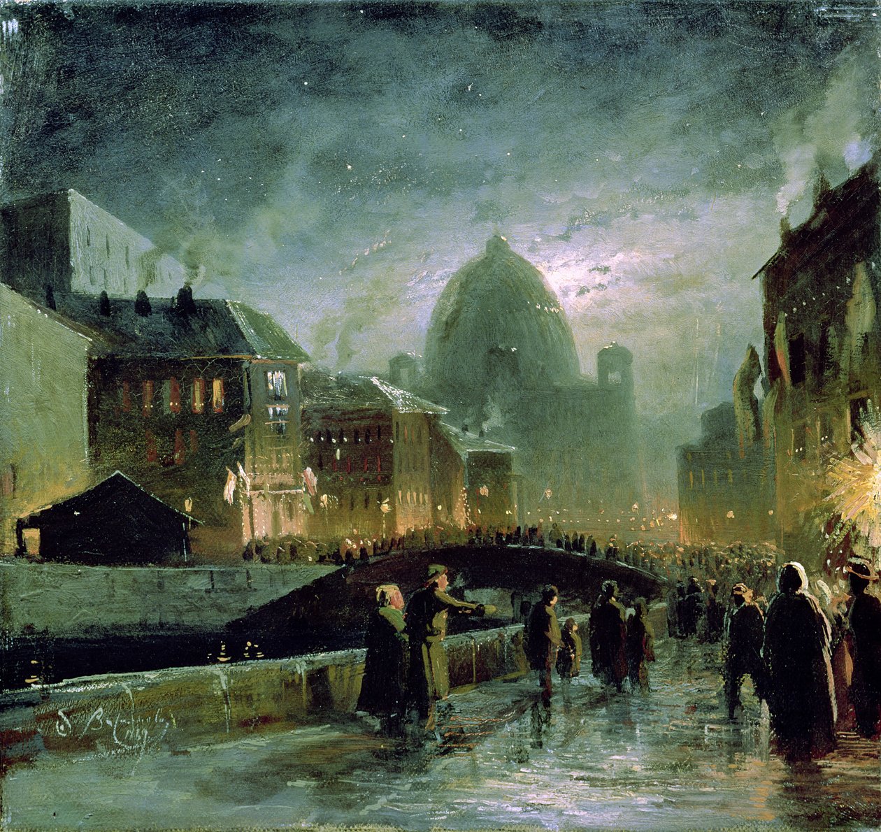 Kumurika i St. Petersburg, 1869 by Fedor Aleksandrovich Vasiliev