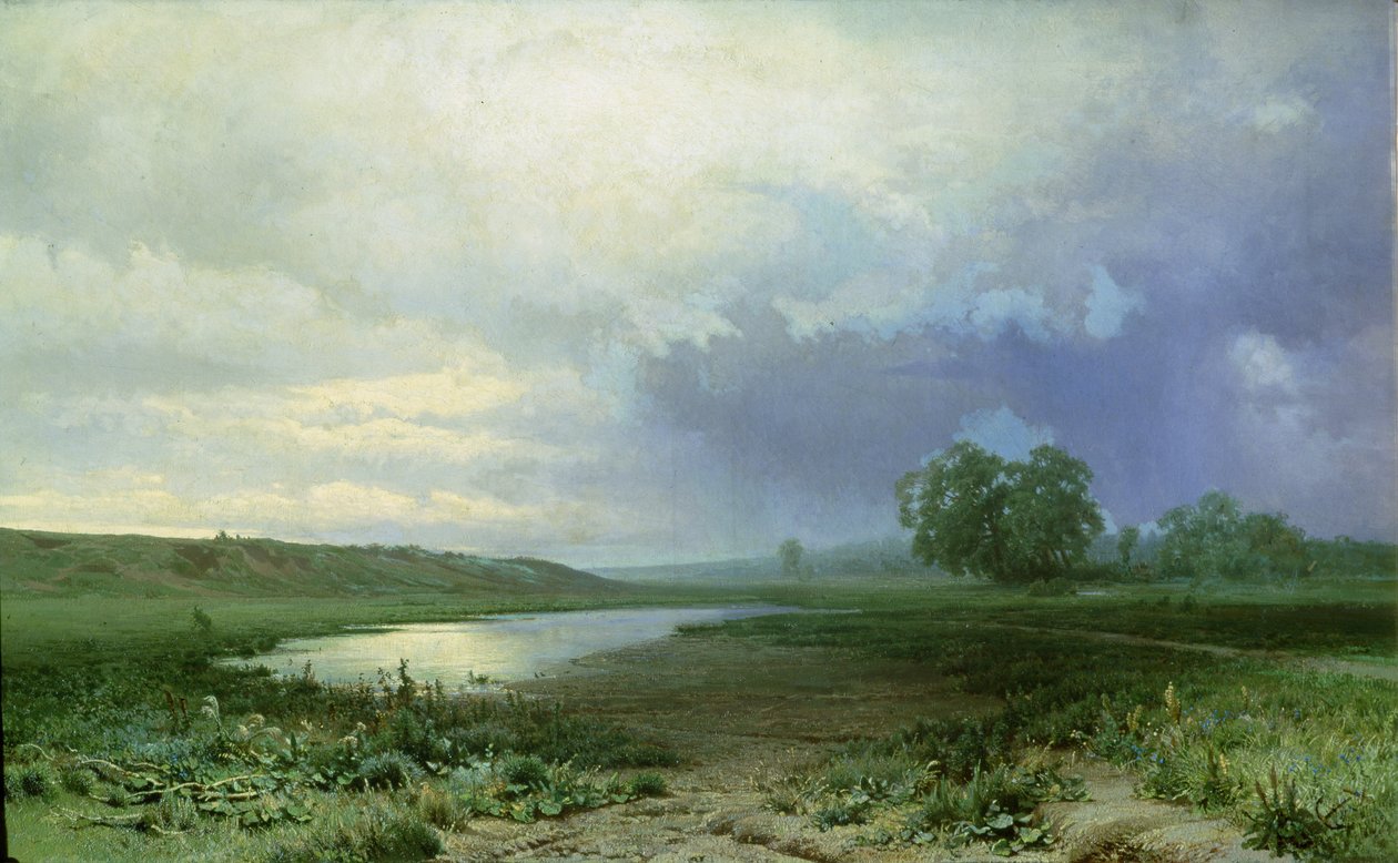 Islak Çayır, 1872 by Fedor Aleksandrovich Vasiliev