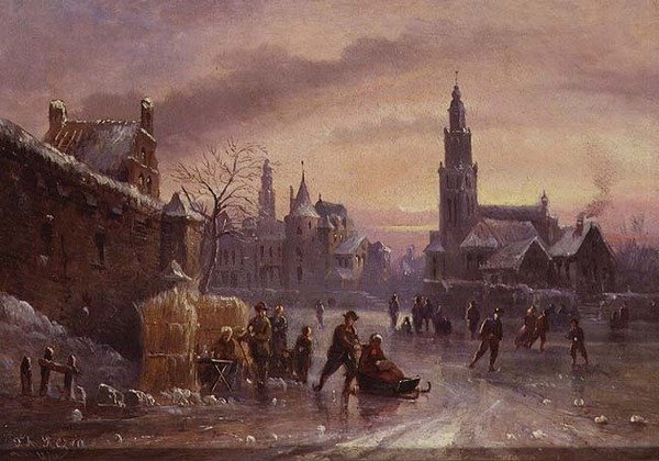 kar sahnesi by Felice A. Rezia