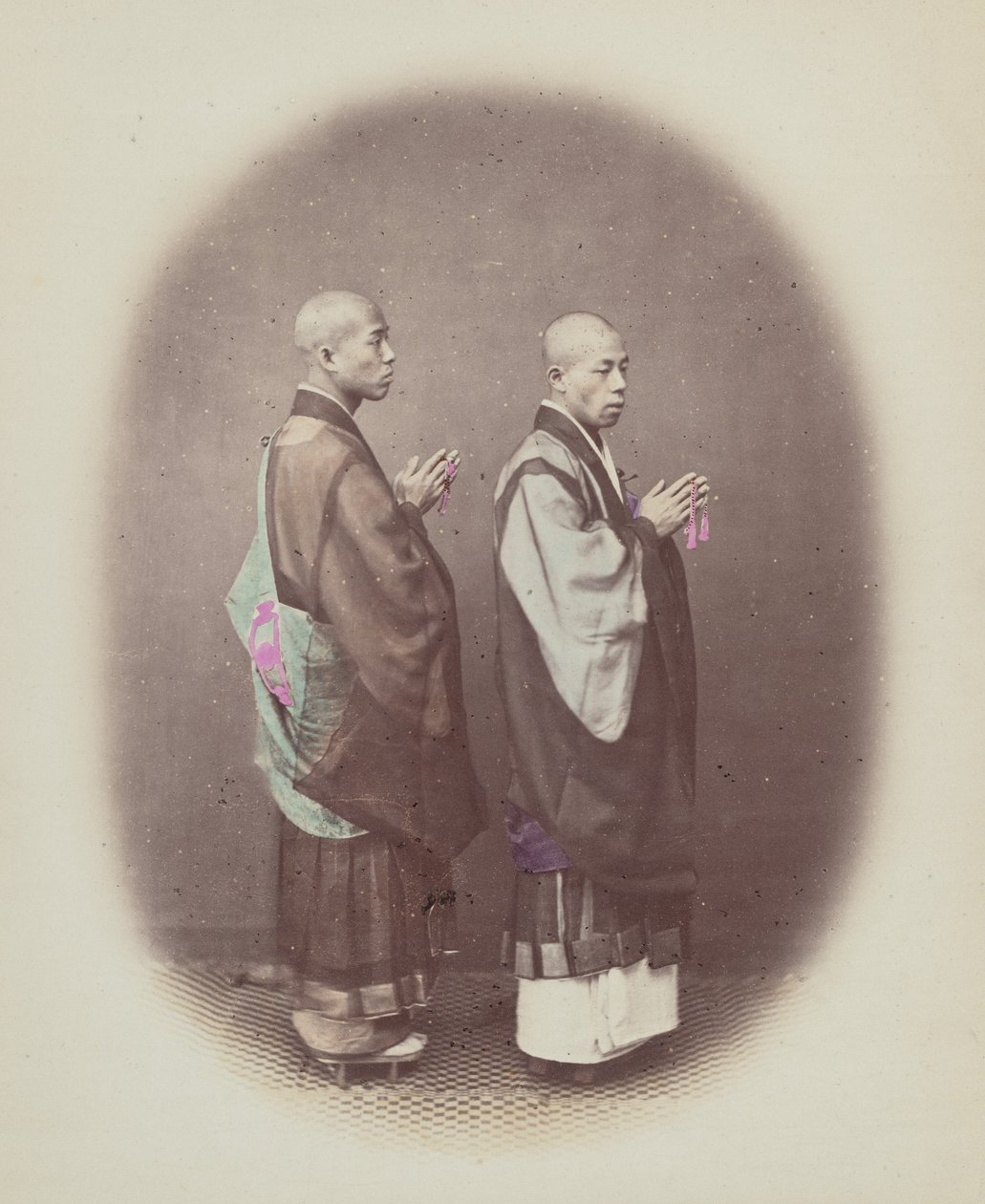 Rahip veya Zen Shu, 1868. by Felice Beato