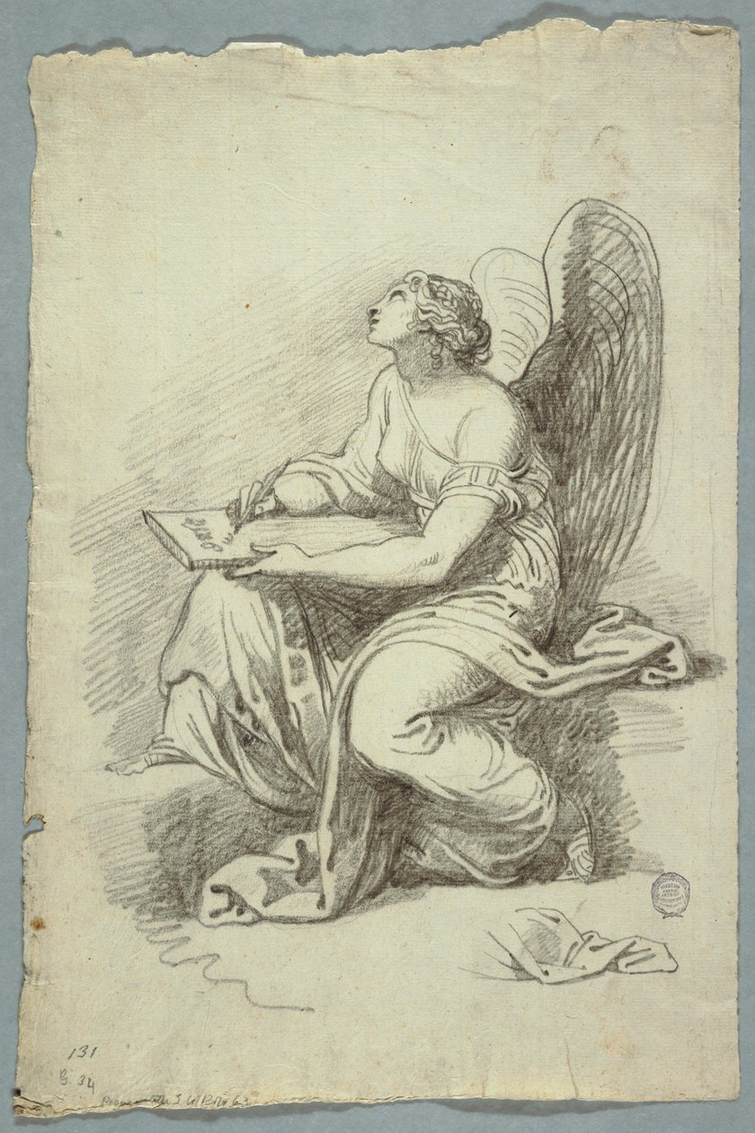 Mnemosyne, İlham Perilerinin Anası by Felice Giani