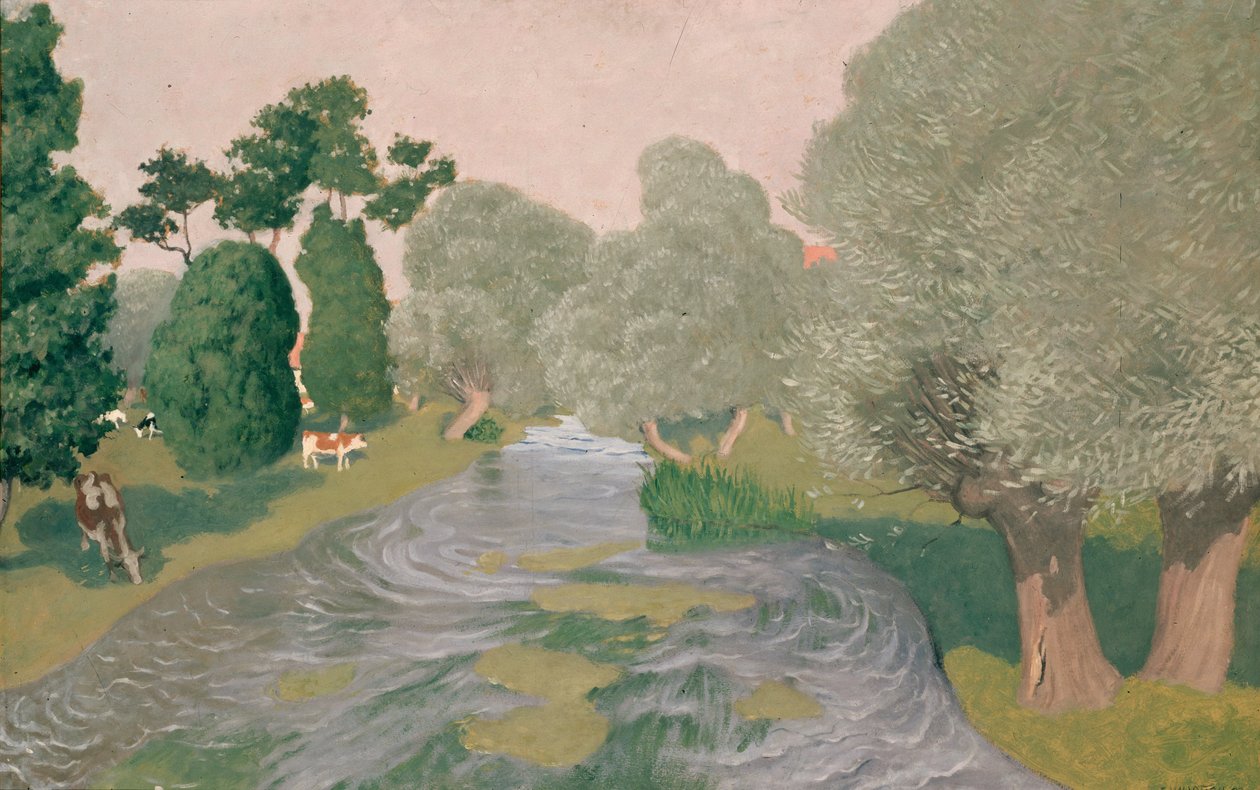 Manzara. Arques-la-Bataille by Felix Edouard Vallotton