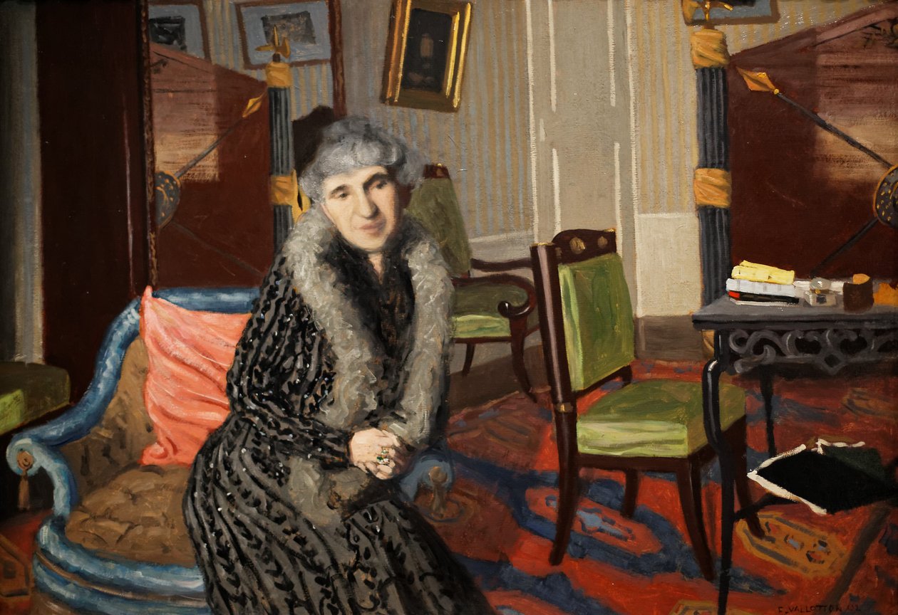Bayan Alexandre Bernheim by Felix Edouard Vallotton