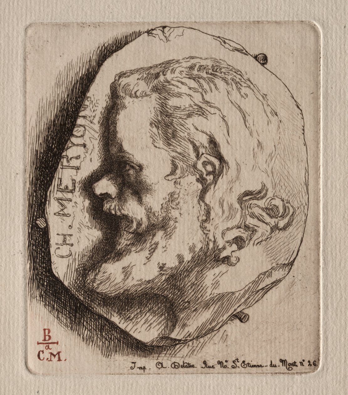Charles Meryon by Felix Bracquemond