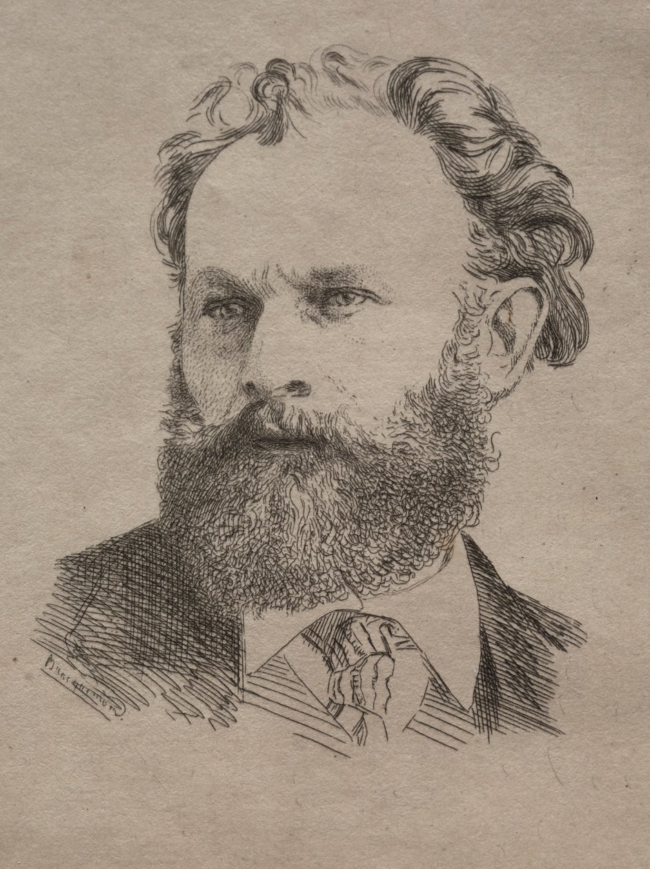Edouard Manet, 1867. by Felix Bracquemond
