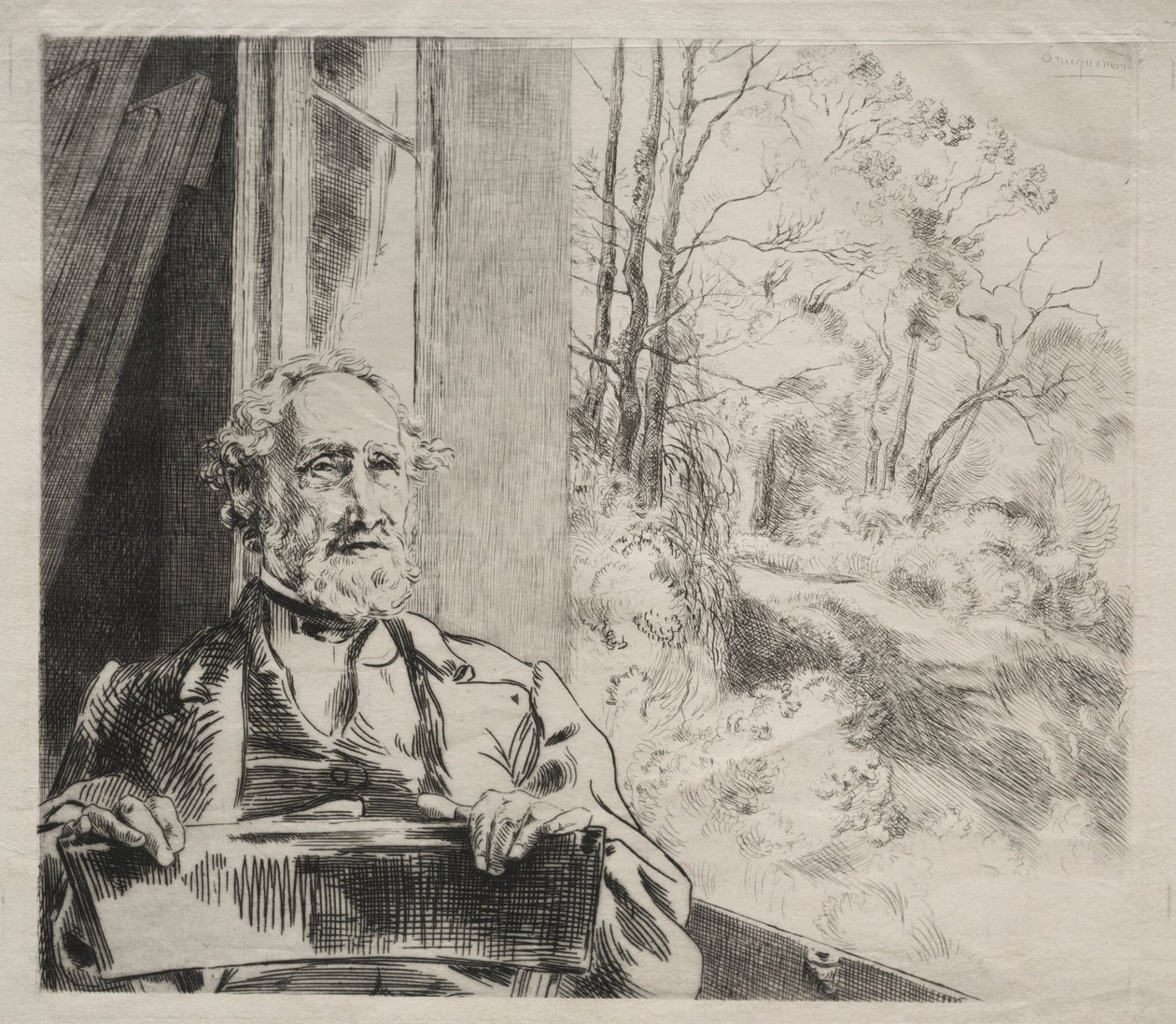 Meyer-Heine, c. 1872 by Felix Bracquemond
