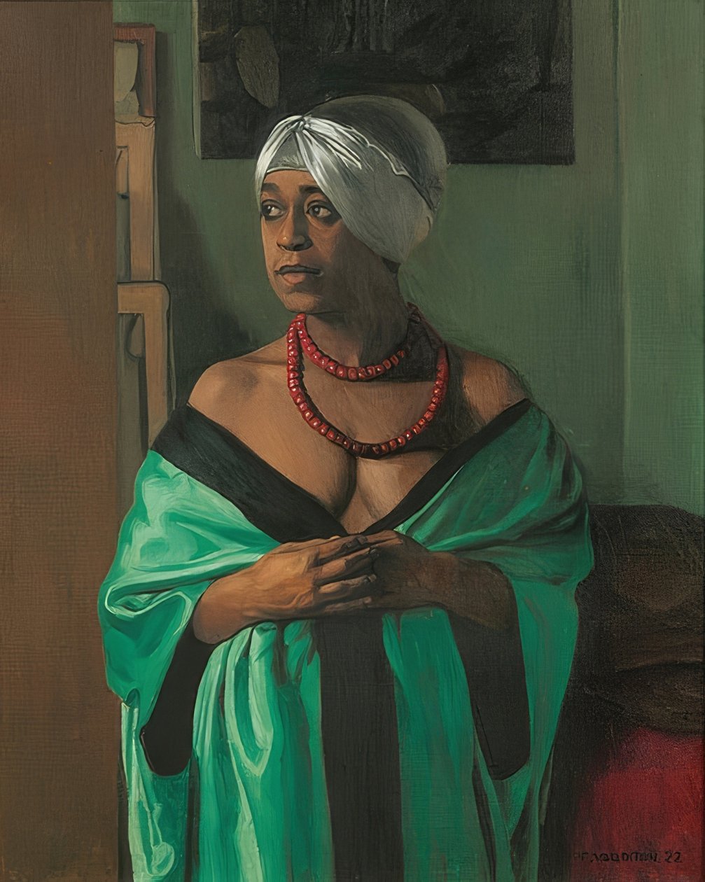 Ayşe. 1922 by Felix Edouard Vallotton