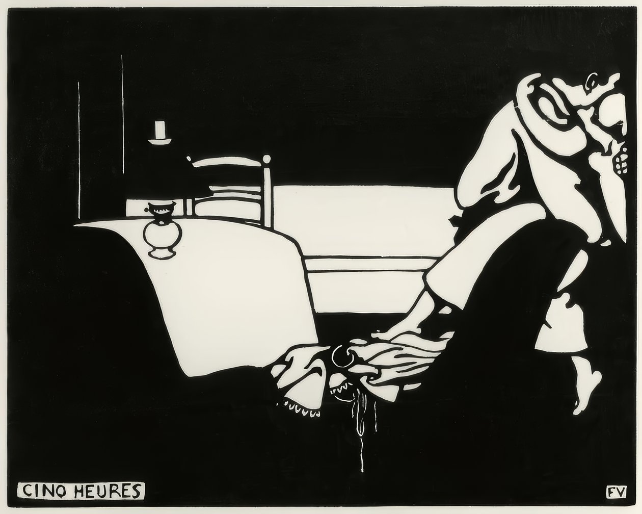 Beş saat by Felix Edouard Vallotton