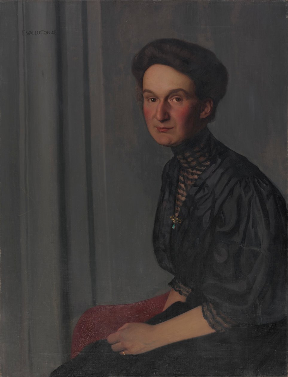 Hedy Hahnloser, 1908. by Felix Edouard Vallotton