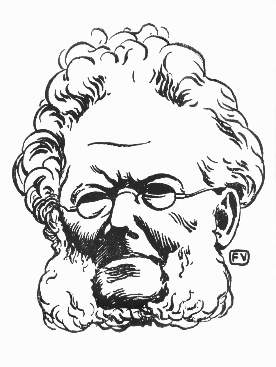 Henrik Ibsen (1828-1906) by Felix Edouard Vallotton