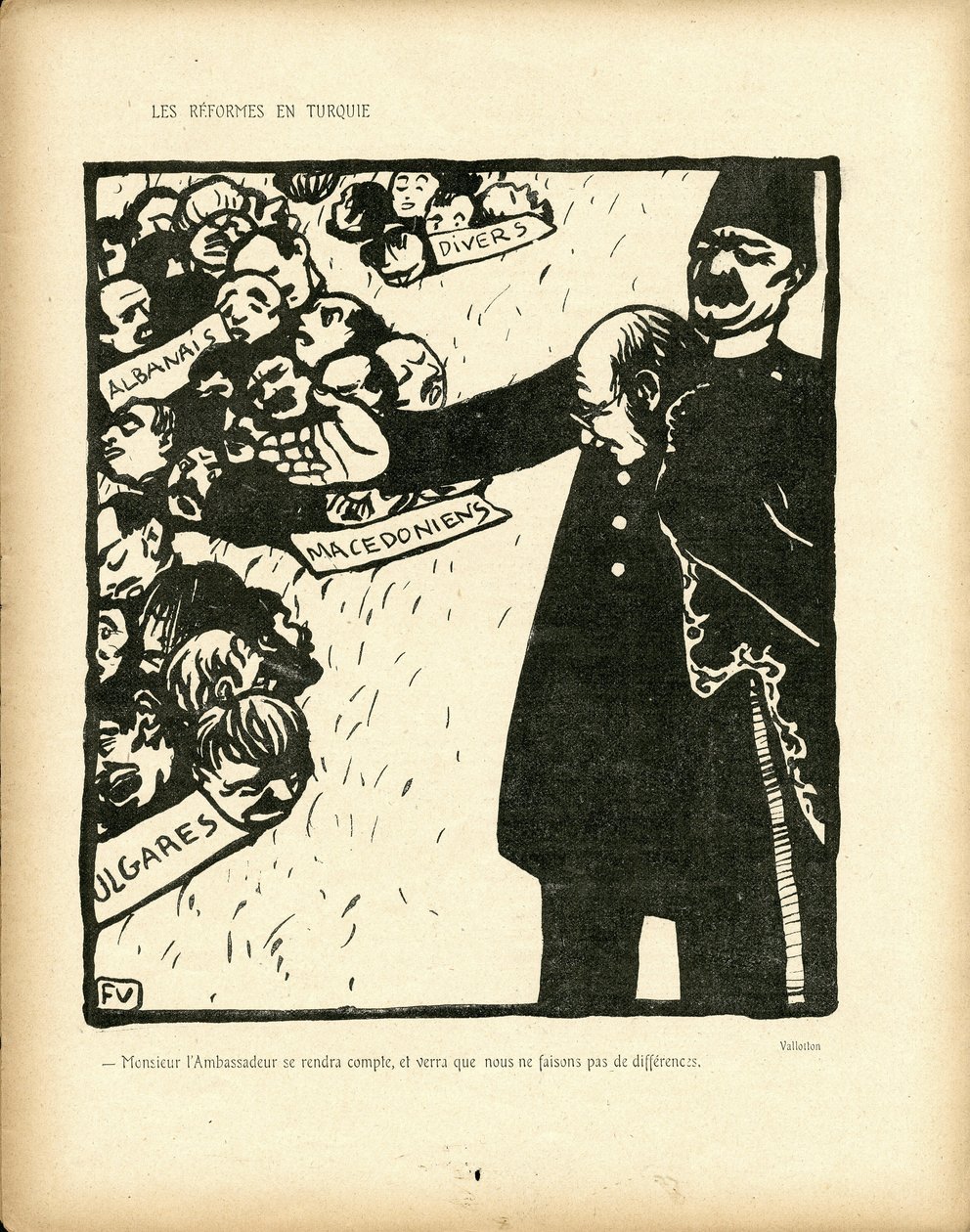 Felix dit Vallotton çizimi by Felix Edouard Vallotton