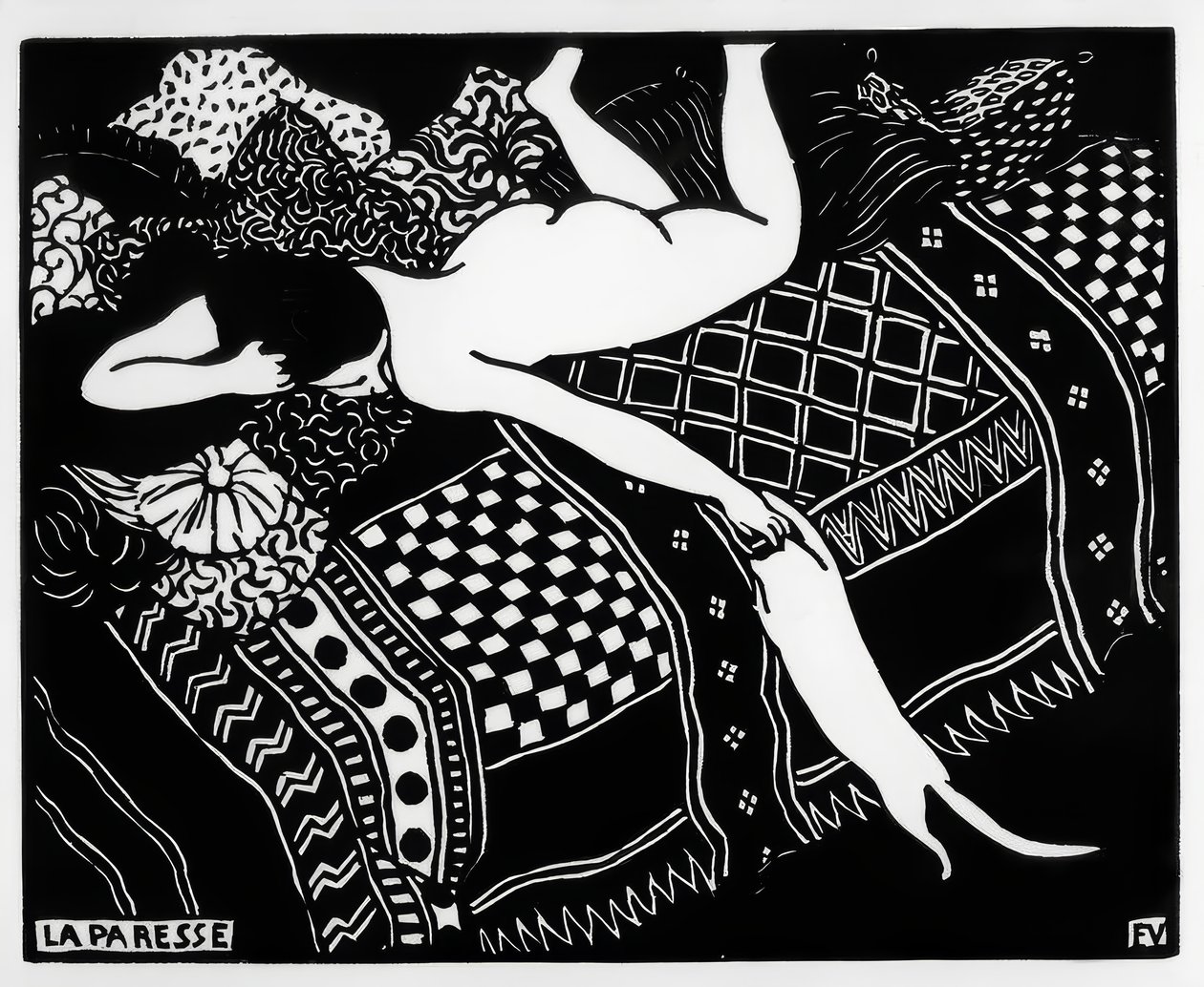 tembellik by Felix Edouard Vallotton