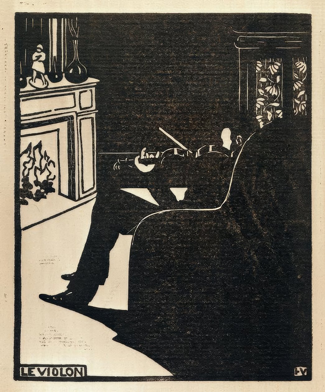 Keman by Felix Edouard Vallotton