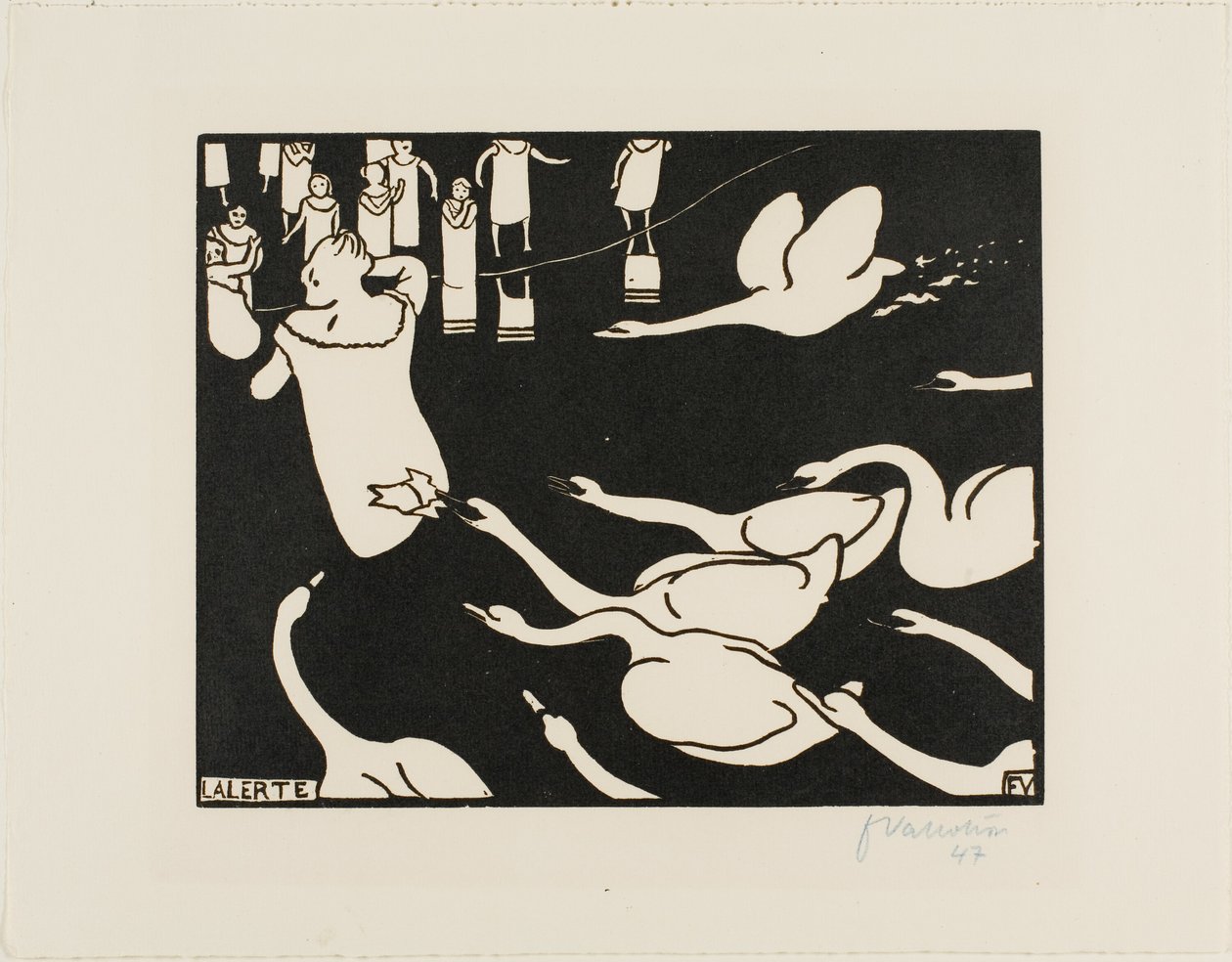 Alarm by Felix Edouard Vallotton