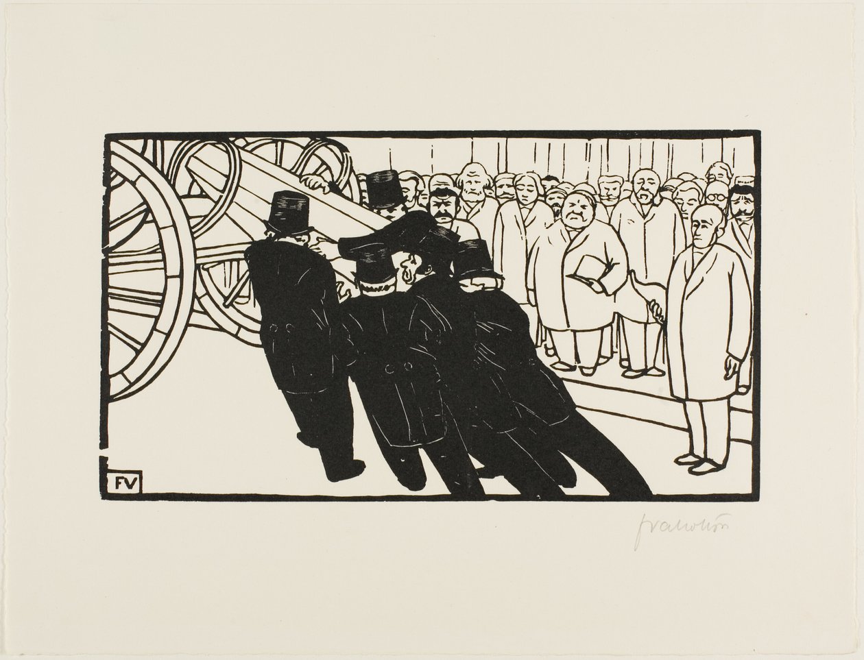 Tabut Taşıyıcılar by Felix Edouard Vallotton