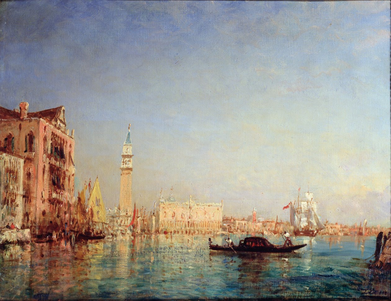 Venedik, 19. yüzyıl by Félix Ziem