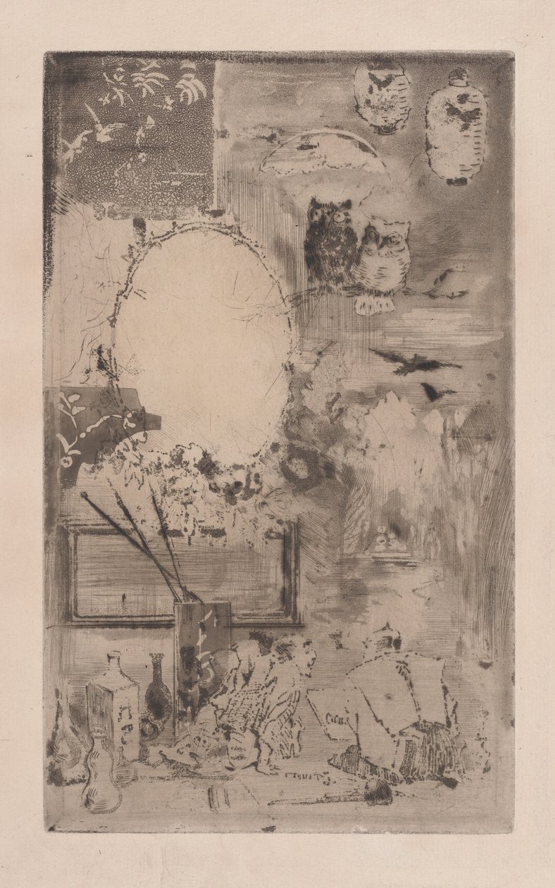 Japon Vaftizi, 1860-98. by Felix Hilaire Buhot