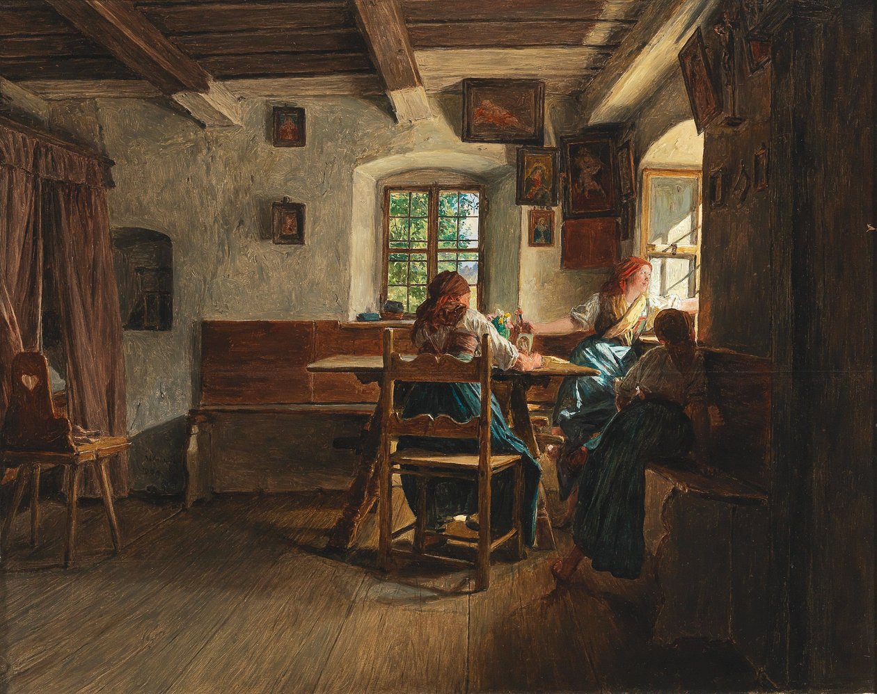 güle güle by Ferdinand Georg Waldmuller