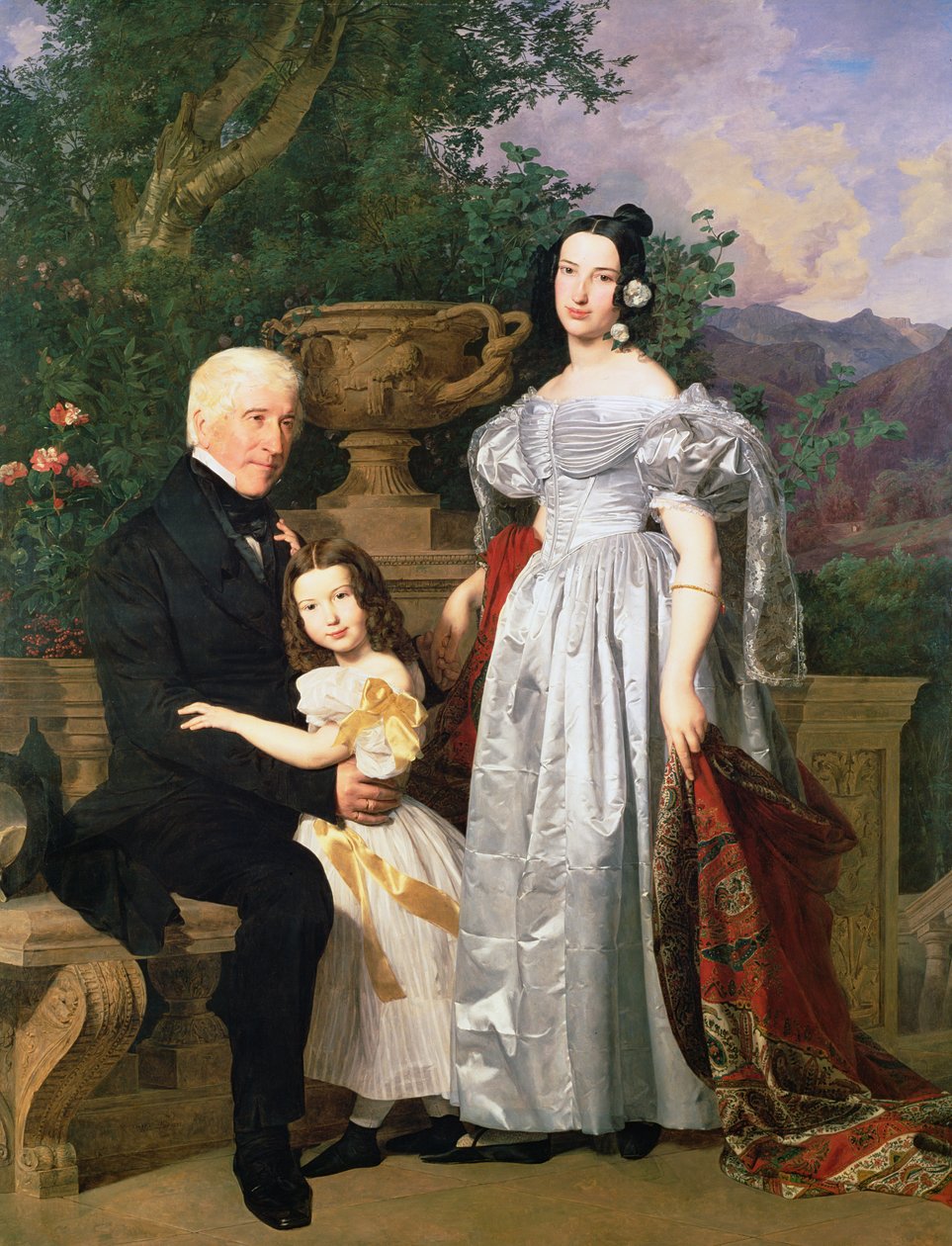 Kerzman Ailesi, c.1840 by Ferdinand Georg Waldmuller