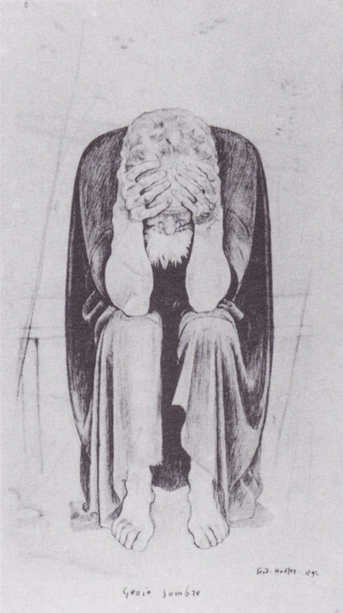 Karanlık dahiler. by Ferdinand Hodler
