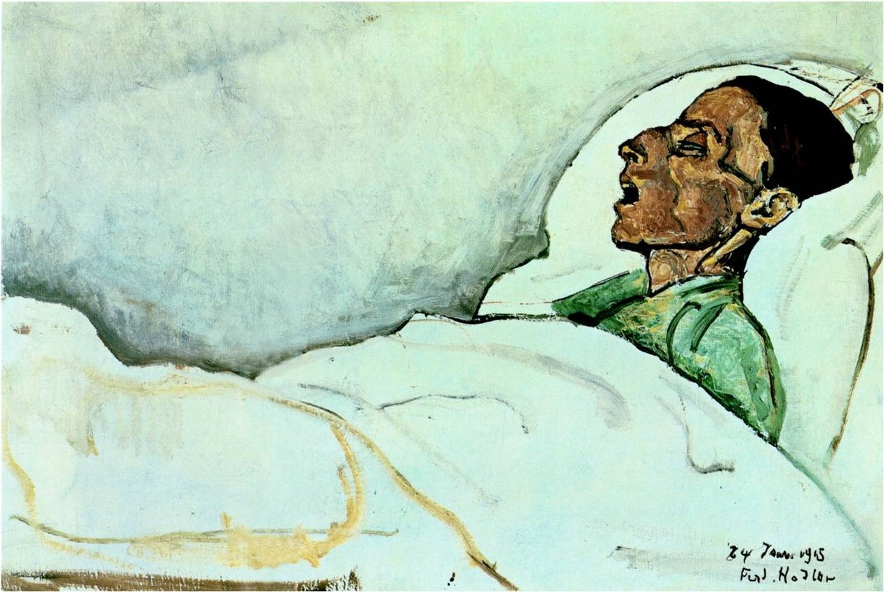 Valentine Gode-Darel, ölümünden bir gün önce by Ferdinand Hodler