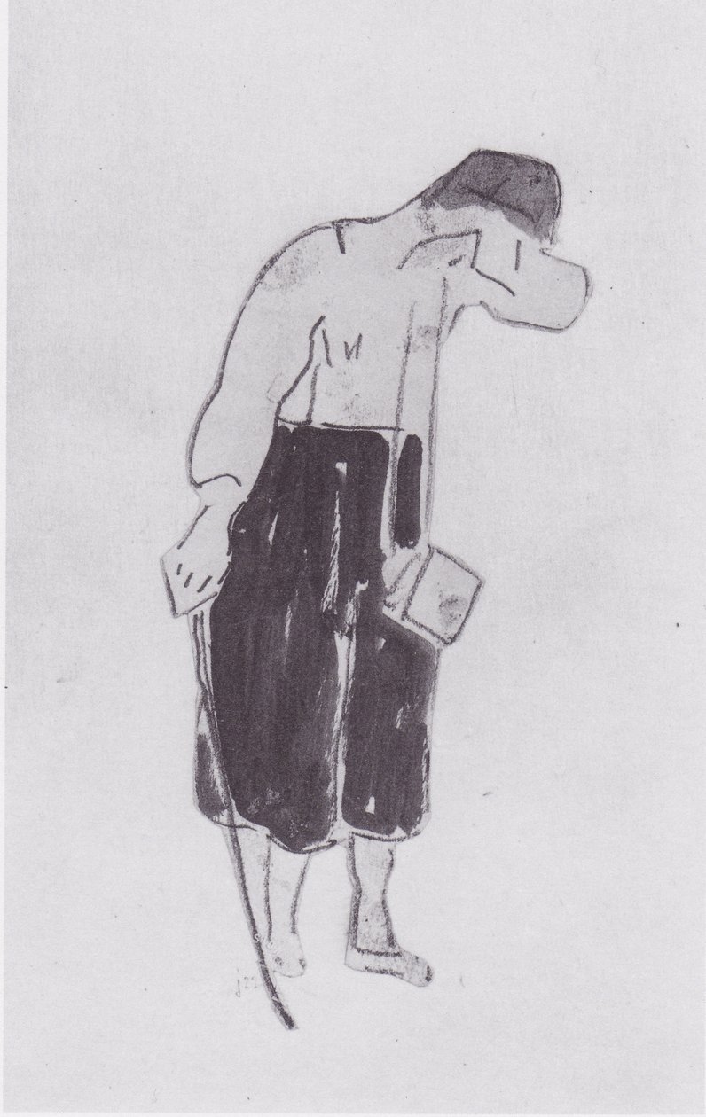 Veda kadın figürü 2 by Ferdinand Hodler
