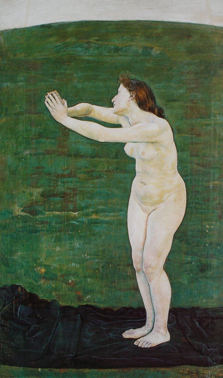 uzaya yükselmek by Ferdinand Hodler