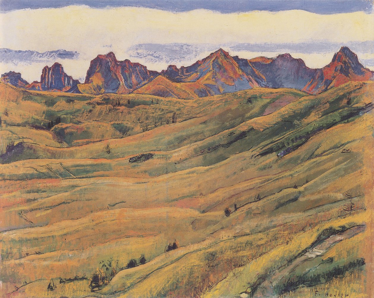 Gantrisch zinciri by Ferdinand Hodler