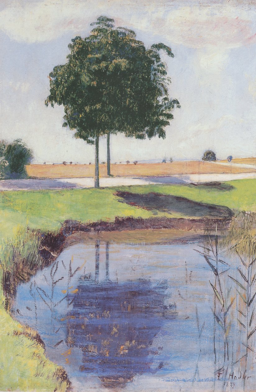 kestane ağaçları by Ferdinand Hodler