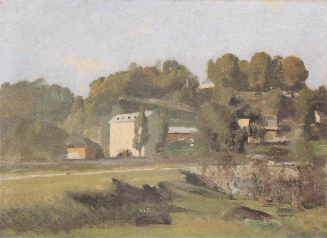 Cenevre yakınlarındaki Sousterre değirmeni by Ferdinand Hodler