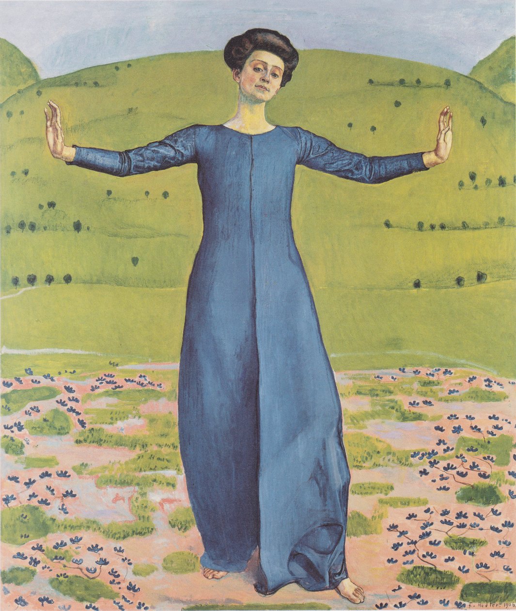 uzaktan şarkı by Ferdinand Hodler