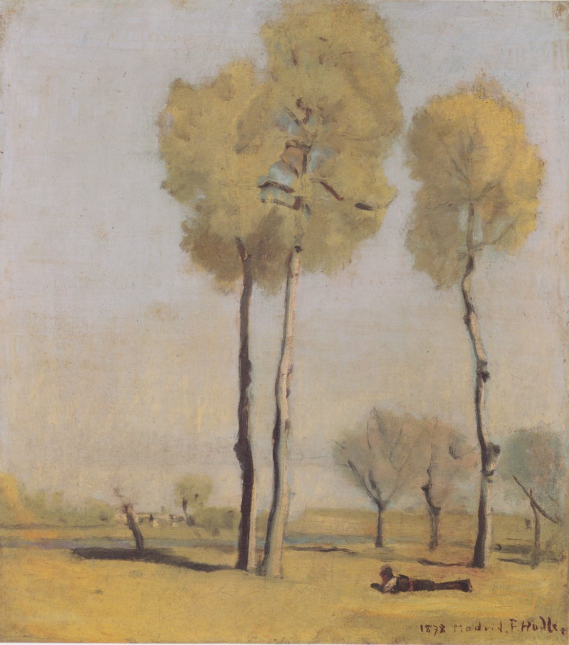 İspanyol kırsalı by Ferdinand Hodler