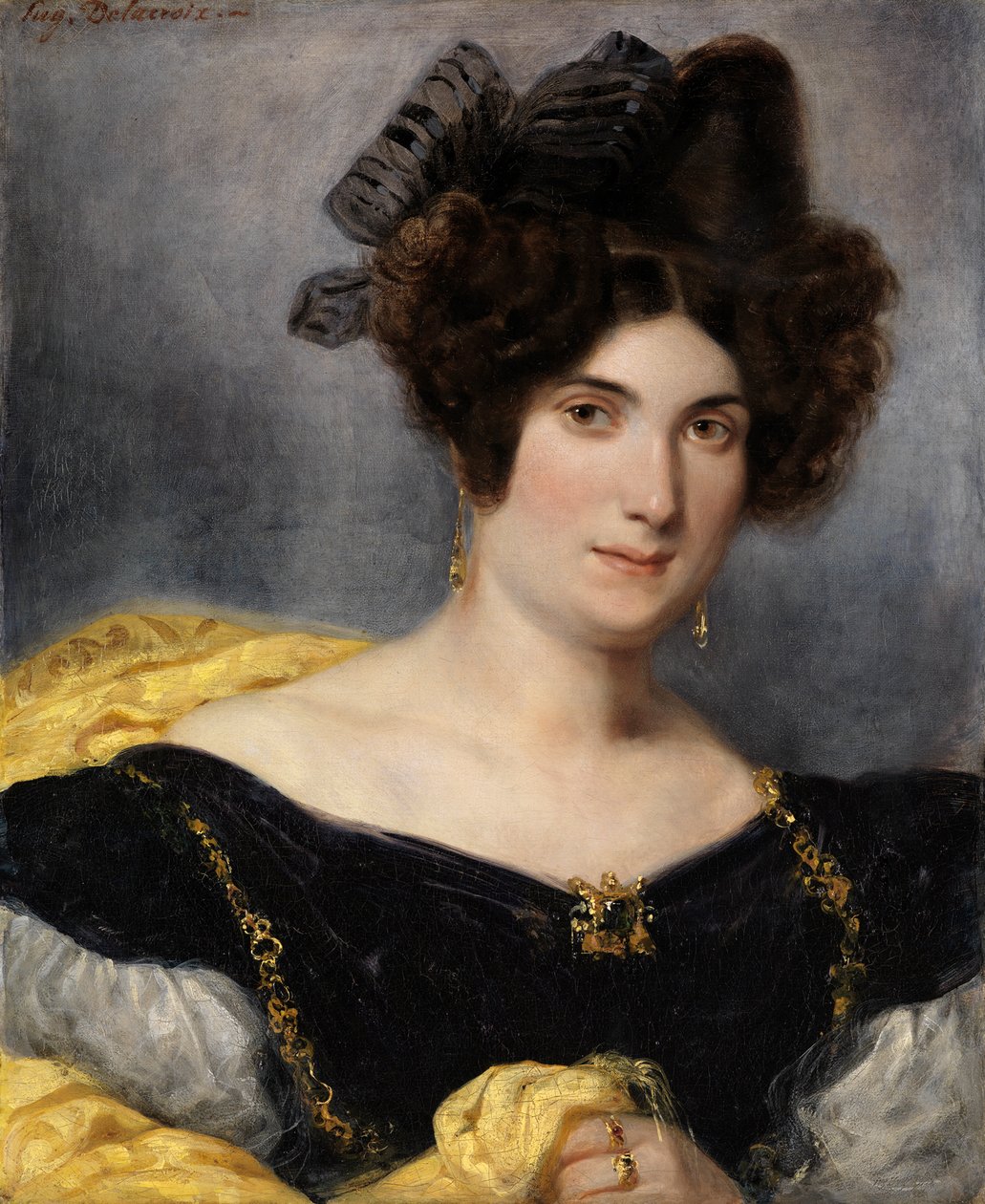 Madam François Simon by Ferdinand Victor Eugene Delacroix