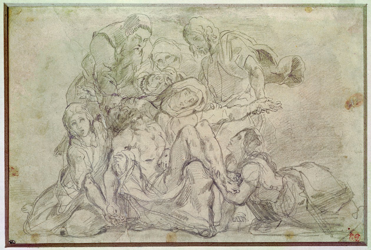 Meryemana resmi by Ferdinand Victor Eugene Delacroix
