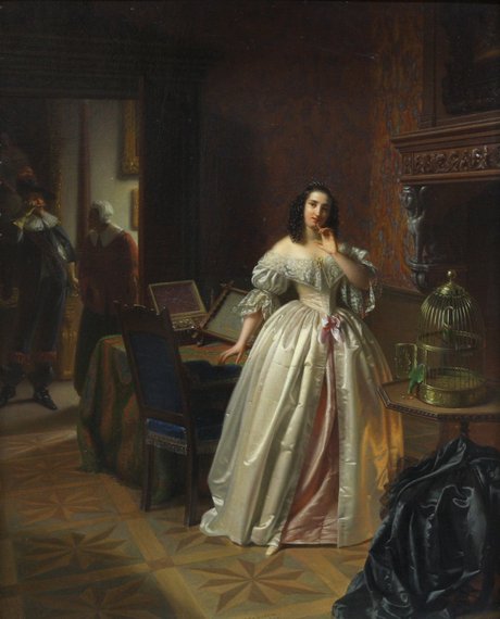 Misafir by Ferdinand Victor Eugene Delacroix