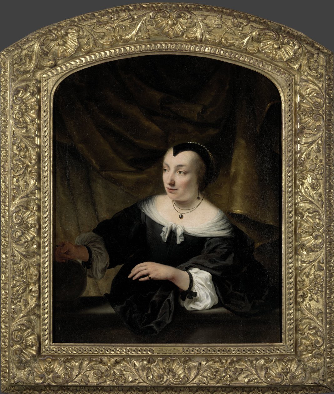 Portret van Elisabeth Dell by Ferdinand Bol