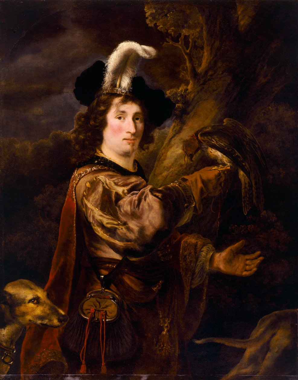 Şahin Avcısı by Ferdinand Bol