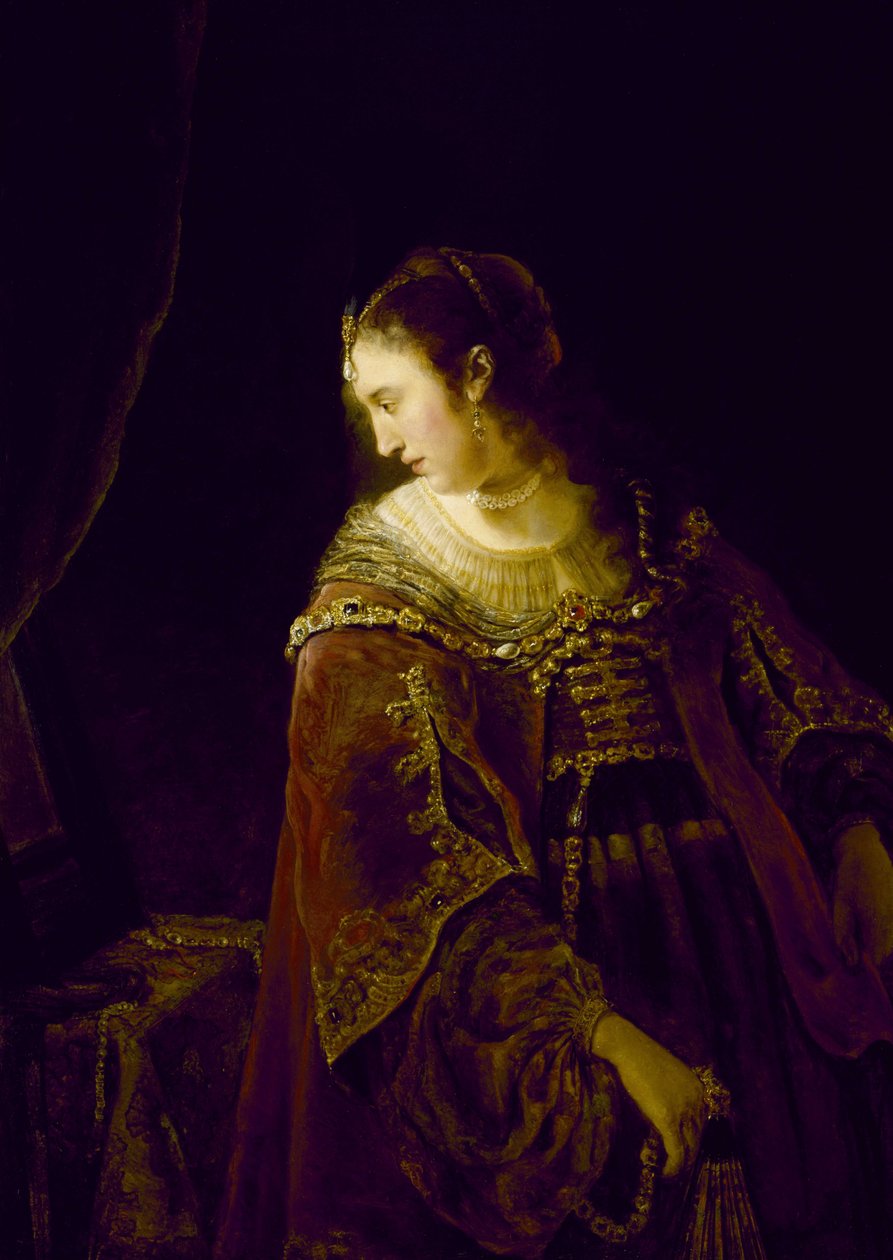Tuvalet masasındaki kadın by Ferdinand Bol
