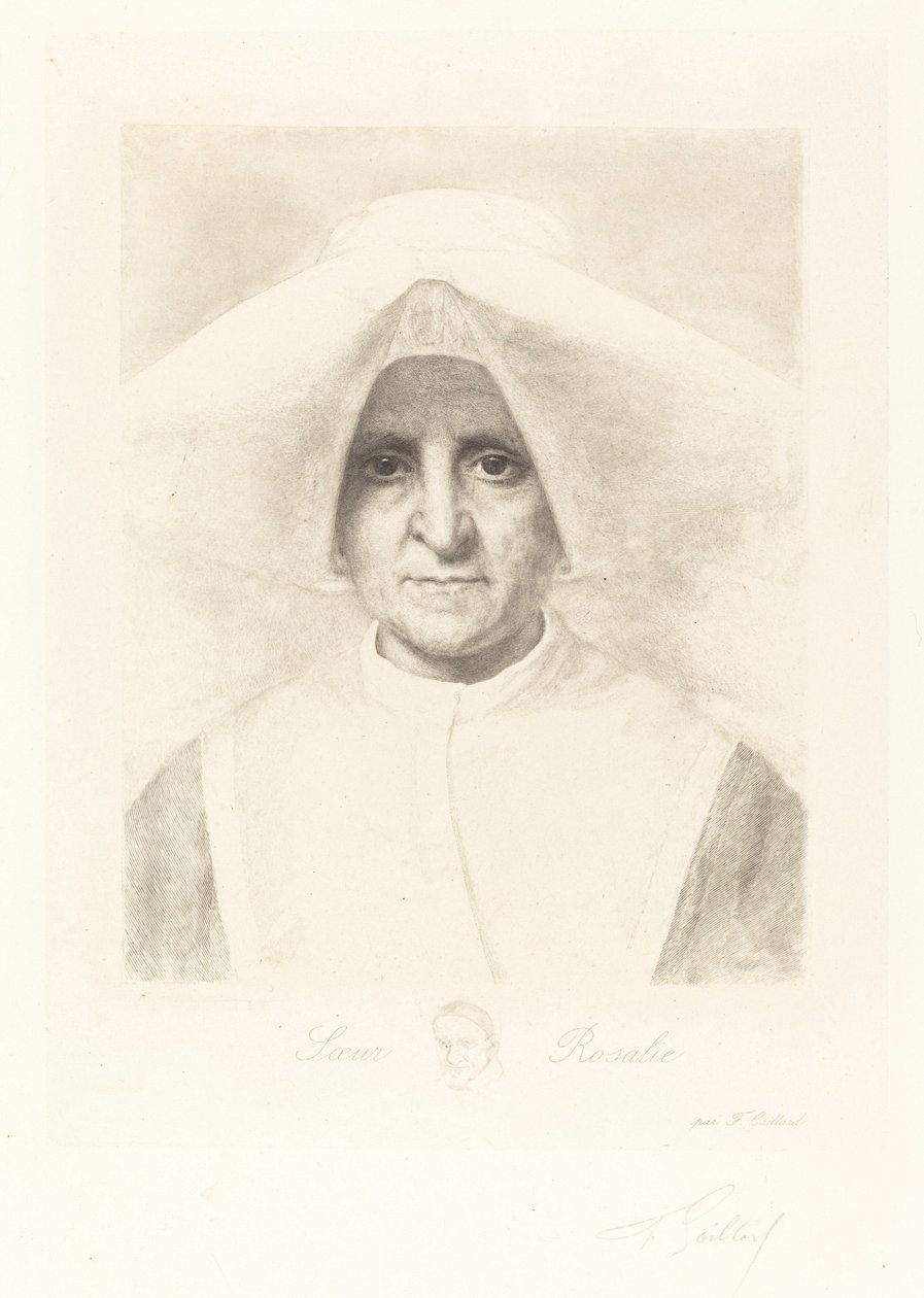 Rahibe Rosalie (Kız kardeş Rosalie) by Ferdinand Gaillard
